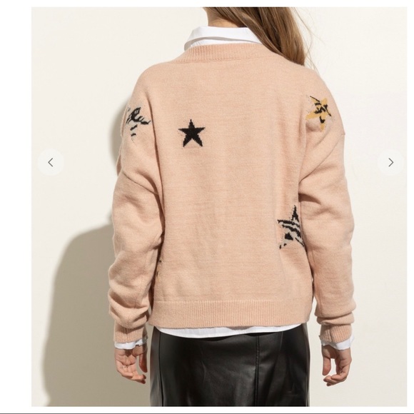 Boho Fabulous Star Oversized Knit Sweater - Picture 7 of 7